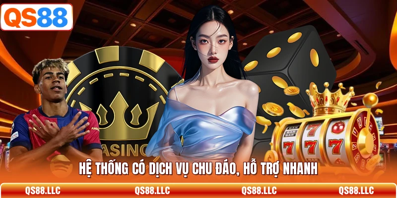 Hệ thống có dịch vụ chu đáo, hỗ trợ nhanh